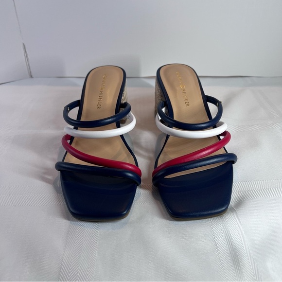 Tommy Hilfiger Women's Multicolor Strappy Sandals - Picture 8 of 9